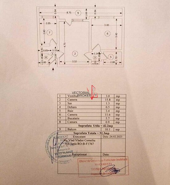 Stefan cel Mare, la 5 min. metrou Obor, ideal investitie, apartament la et. 2